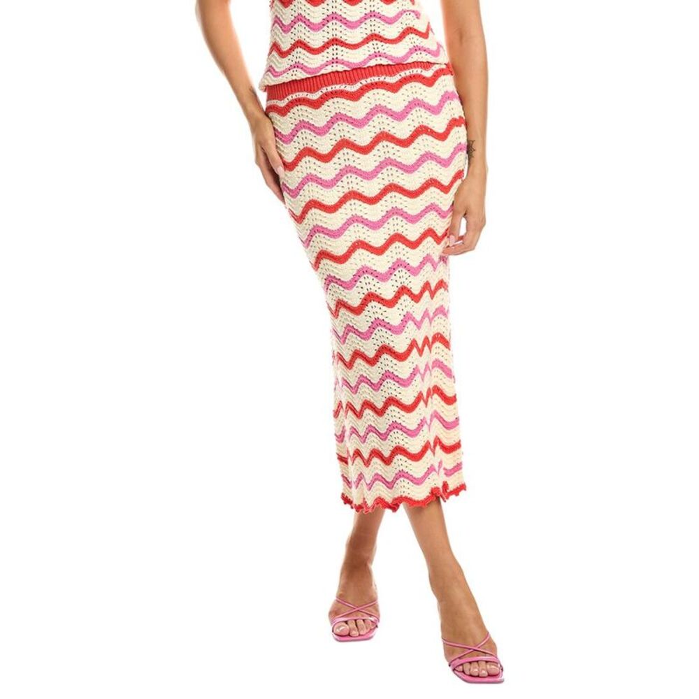 Fate Womens  Maxi Skirt, White